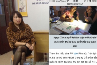 Nữ doanh nhân bỗng dưng bị liên lụy vụ đấu giá siêu sim của Ngọc Trinh