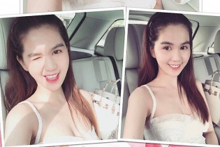 Ngọc Trinh lần đầu lộ diện sau khi chia tay Hoàng Kiều 