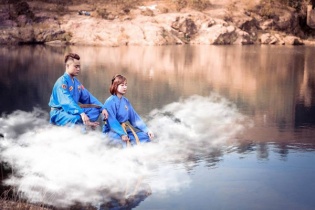 Ảnh cưới độc đáo của cặp võ sư Vovinam