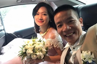 Xúc động với lời cảm ơn vợ cũ của Nguyễn Vĩnh Tiến sau đám cưới với hotgirl 9X