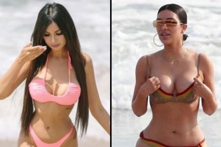 Cô gái chi 180 nghìn đôla để có vòng ba to hơn Kim Kardashian