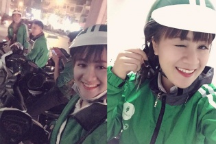 Nữ xe ôm xinh đẹp khiến cộng đồng mạng tìm kiếm