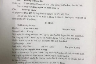 Hà Tĩnh: Tài xế hất văng cảnh sát giao thông gian dối, khai tên giả với công an?