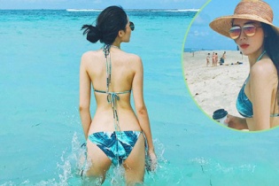 Hoa hậu Kỳ Duyên diện bikini, khoe body sexy tại đảo Bali