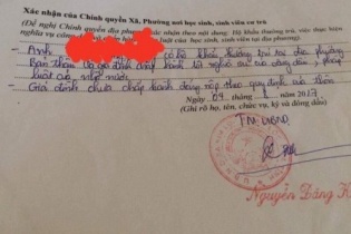 Cán bộ Tài chính ép, xã "phê bình cả nhà" tân sinh viên trong lý lịch 