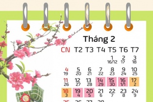 Bộ LĐ-TB&XH công bố lịch nghỉ các ngày Lễ, Tết trong năm 2018