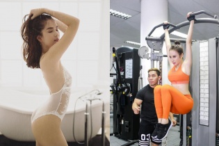 Hai nàng Trinh tiết lộ bài tập giúp vòng ba căng tròn nóng bỏng