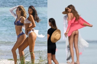 Những thiên thần nội y khoe đường cong hút mắt trong buổi chụp hình