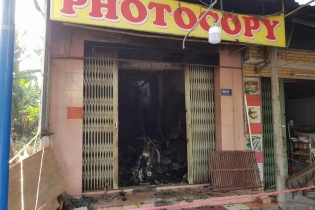 Cháy tiệm photocopy ở TPHCM, bé trai 2 tuổi tử vong