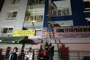Vụ cháy chung cư Carina Plaza là do sự cố, không có cài đặt gây cháy nổ
