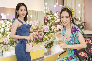 Chi Pu, Angela Phương Trinh xinh tươi đi sự kiện