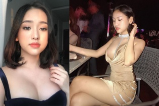 Thúy Vi tăng cân, tung ảnh khoe vòng một lấp ló