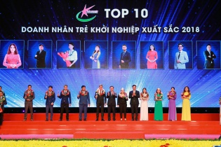 Top 10 Doanh nhân trẻ khởi nghiệp xuất sắc năm 2018 