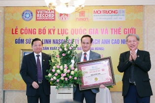Vinh danh gốm sứ Tâm linh NASON đã xác lập Kỷ lục Quốc gia và Kỷ lục Thế giới