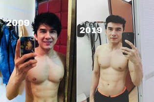 Đan Trường khoe ảnh body 6 múi