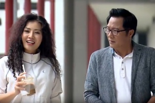 Thanh Hương ngại ngùng đóng cảnh yêu đương với Trọng Trinh