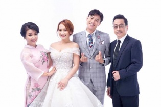 Về nhà đi con: Hé lộ ảnh cưới đẹp lung linh của Anh Thư và Vũ