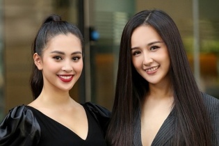 Hoa hậu Tiểu Vy lần đầu đọ sắc bên "đàn chị" Mai Phương Thúy