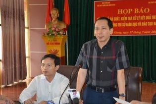 Vụ gian lận thi cử Hà Giang: Cảnh cáo Phó Chủ tịch tỉnh 