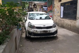 Diễn biến mới vụ ô tô bị cháy nham nhở trong khu tập thể Kim Liên