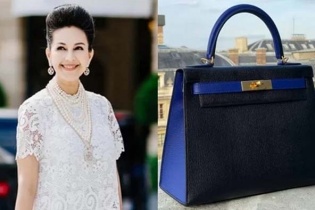 Diễm My sắm túi Kelly hơn 200 triệu đồng