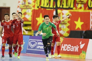Việt Nam thắng Australia ở giải futsal Đông Nam Á