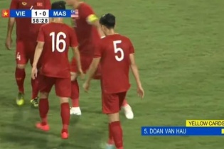 Quang Hải nhận thẻ vàng oan do nhầm lẫn của FIFA 