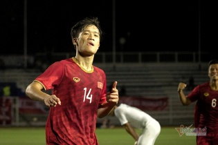 Hoàng Đức nói gì sau khi lập siêu phẩm giúp U22 Việt Nam hạ U22 Indonesia? 