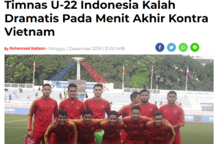 Báo Indonesia ngả mũ thán phục sức mạnh của U22 Việt Nam