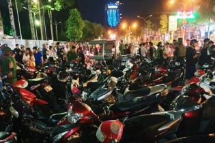 Tạm giữ hàng trăm xe “đi bão” sau trận U22 Việt Nam đại thắng