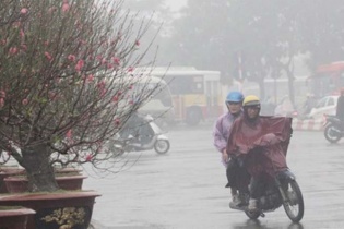 Ngày mai Bắc Bộ và miền Trung mưa rét 