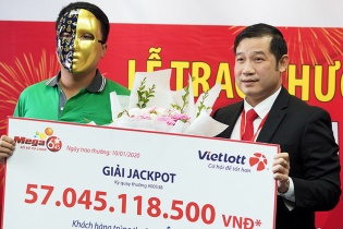 Tài xế GrabBike trúng Jackpot hơn 57 tỷ đồng 