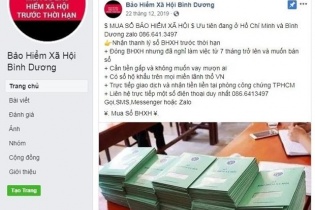 Cảnh báo tình trạng mạo danh Facebook để thu mua sổ bảo hiểm xã hội
