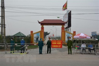 Cấm đường, phân luồng trên đường 23 phục vụ cách ly thôn Hạ Lôi