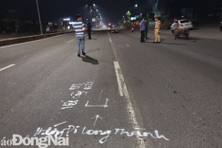 Đua xe lao vào tổ công tác, 1 chiến sĩ công an bị thương nặng
