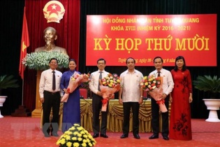 Ông Nguyễn Văn Sơn được bầu giữ chức Chủ tịch UBND tỉnh Tuyên Quang
