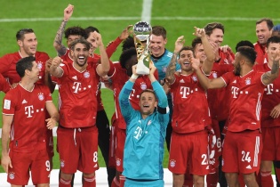 Đánh bại Dortmund, Bayern Munich lần thứ 8 giành Siêu cúp Đức