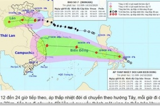 Xuất hiện áp thấp nhiệt đới mới khả năng mạnh lên thành bão số 8