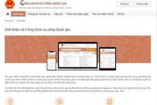 Cung cấp 100% dịch vụ điện trực tuyến lên Cổng dịch vụ công quốc gia