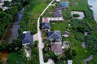 Dự án Go Green Farm hết chậm tiến độ, lại xây dựng trái phép