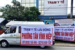 Trạm y tế lưu động - “điểm tựa” cho F0 cách ly tại nhà