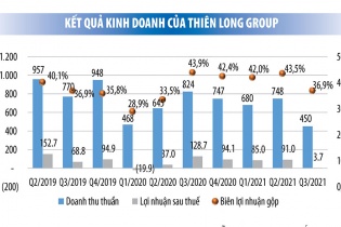 Thiên Long Group chịu sức ép từ đà tăng giá nguyên vật liệu