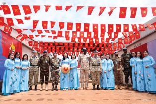 Lực lượng mũ nồi xanh góp phần nâng cao uy tín, vị thế Việt Nam