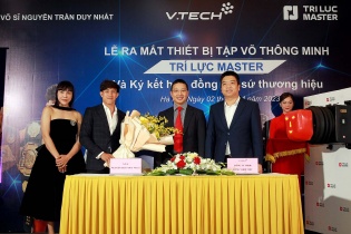 Ra mắt thiết bị tập võ thông minh Trí lực Master và Lễ ký kết hợp đồng Đại sứ thương hiệu