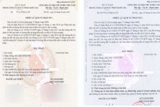 Cấp khống hàng chục ngàn Phiếu lý lịch tư pháp