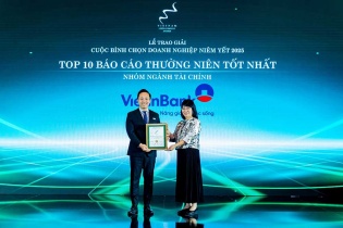 Hai giải thưởng uy tín ghi nhận nỗ lực minh bạch trong hoạt động quản trị của VietinBank
