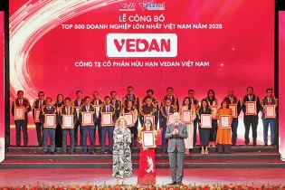 Vedan giữ vững vị trí “Top 500 doanh nghiệp lớn nhất Việt Nam” lần thứ 13