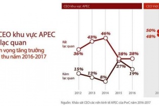 Doanh nghiệp Việt lạc quan hơn mức trung bình APEC