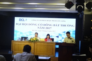 Đại hội Dược Cửu Long: Chào bán trái phiếu, cổ phiếu cho cổ đông ngoại