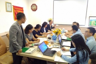 Đoàn thẩm định Sao vàng Đất Việt làm việc tại Bảo hiểm Quân đội (MIC)